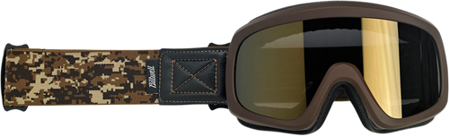 BILTWELL 2111-5822-009 Overland 2.0 Goggle — Grunt - Grunt Desert Camo Bronze Lens