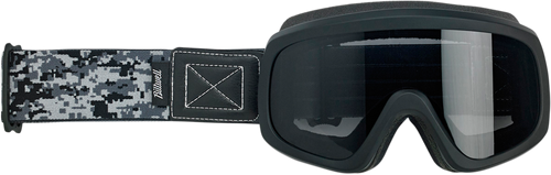 BILTWELL 2111-5102-010 Overland 2.0 Goggle — Grunt - Grunt Black Camo Smoke Lens