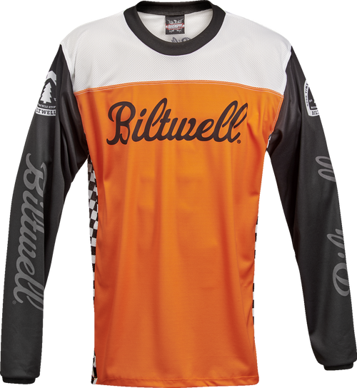 BILTWELL 8120-087-005 Good Times Jersey - Orange/Black XL