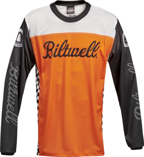 BILTWELL 8120-087-006 Good Times Jersey - Orange/Black 2XL