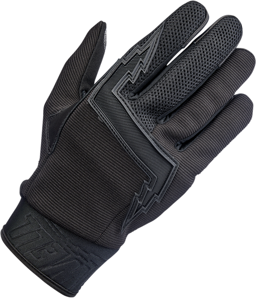 BILTWELL 1508-0101-301 Baja Gloves - Black Out XS