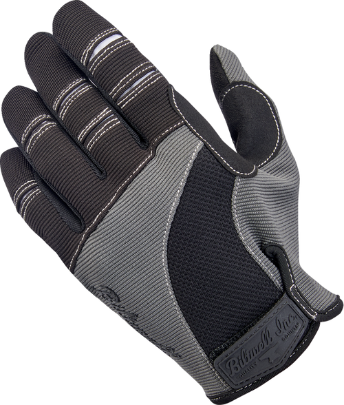 BILTWELL 1501-1101-001 Moto Gloves - Gray/Black XS