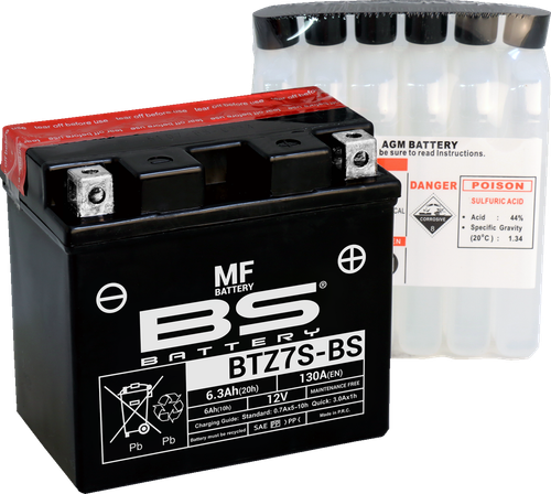 BS BATTERY 300695 Maintenance-Free Battery - BTZ7S-BS (YTZ)