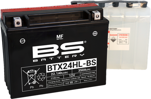 BS BATTERY 300630 Maintenance-Free Battery - BTX24HL-BS (YTX)