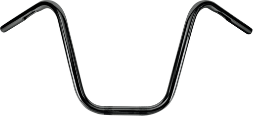 BURLY BRAND B28-348 1" Narrow Bottom Ape Hanger Handlebar - 12" Black