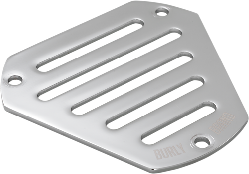 BURLY BRAND 0206-0179-CH Replacement Face Plate - Hex Slotted Chrome