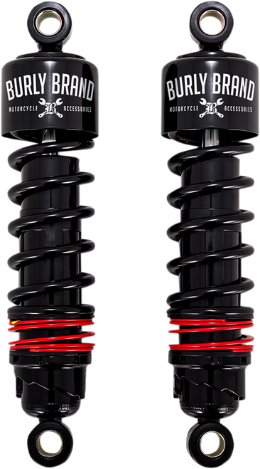 BURLY BRAND B28-1204B Slammer Plus Shocks - 10.5" Black FLH