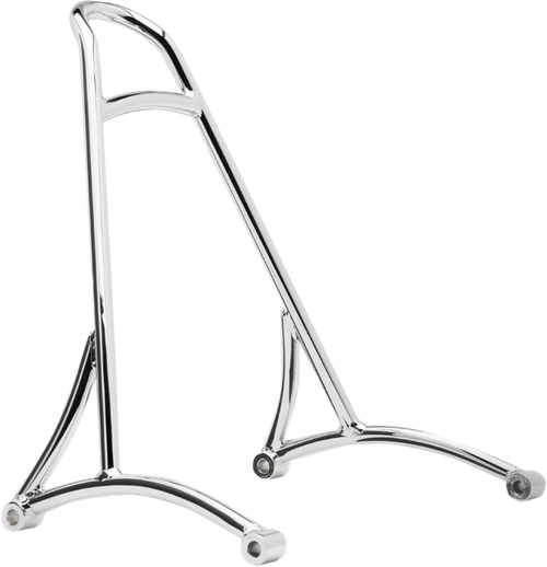 BURLY BRAND B13-1500C Short 13" Sissy Bar - Short Chrome HD Sportster
