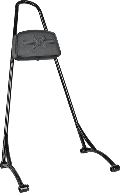 BURLY BRAND B13-1506B 20" Tall Sissy Bar - Black Honda CMX