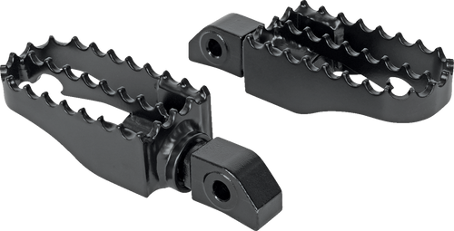 BURLY BRAND B13-1201B MX-Style Foot Pegs - Passenger Black