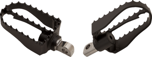 BURLY BRAND B13-1009B MX-Style Foot Pegs - Driver/Passenger Black