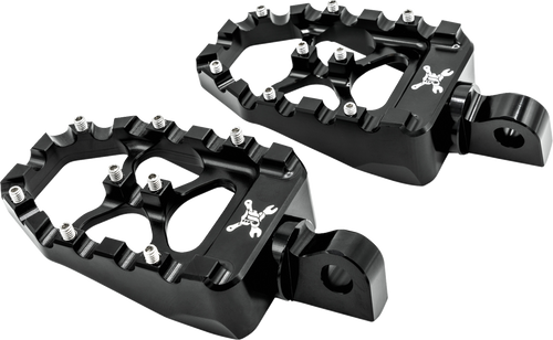 BURLY BRAND B13-1015B MX Evolution Pegs - Black Sportster/Dyna