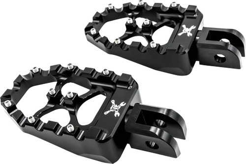 BURLY BRAND B13-1016B MX Evolution Pegs - Black Softail