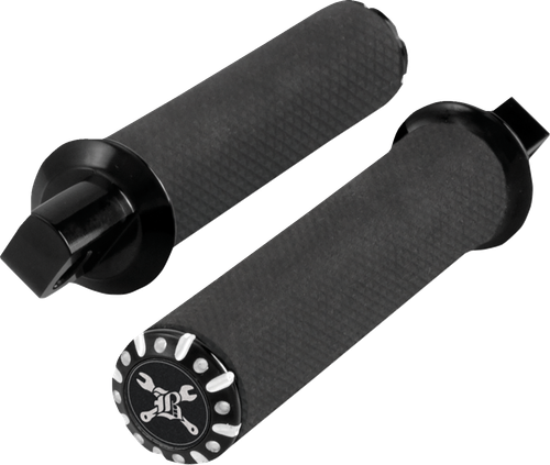 BURLY BRAND B13-1123BM Hawk Foot Pegs - Black Machined Universal