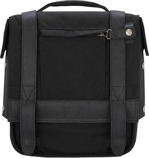 BURLY BRAND B15-1000B Voyager Detachable Cordura® Saddlebag - Black