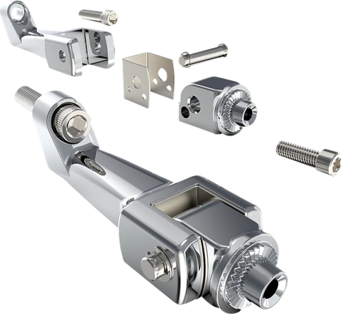 CIRO 61807 Floorboard Mounting Brackets - Passenger Chrome