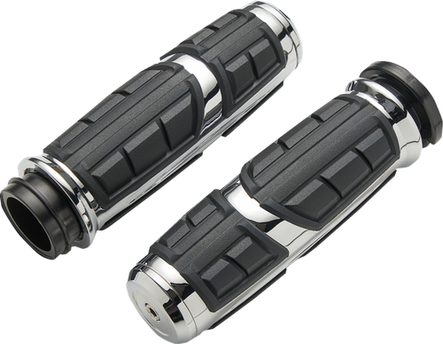 CIRO 54001 Chicane™ Grips - Chicane™ TBW Chrome