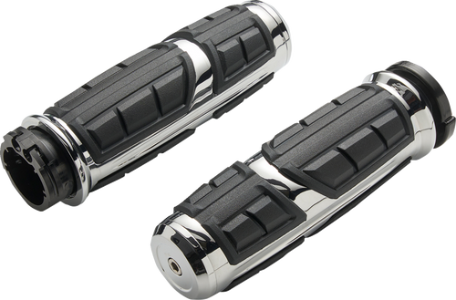 CIRO 54003 Chicane™ Grips - Chicane™ Cable Chrome