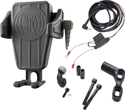 CIRO 55311 Gen 2 Cybercharger® Phone Holder - Black Black Offset Perch Mount