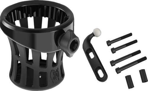 CIRO 55611 Gen 2 Drink Holder - Black Black Perch Mount