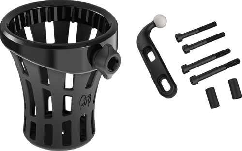 CIRO 55911 Gen 2 Drink Holder - Big Ass® Black Black Perch Mount