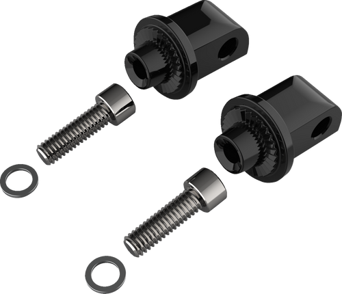 CIRO 60021 Peg Adapters - Passenger Black Indian