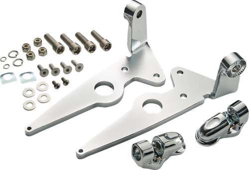 CIRO 66200 Highway Peg Mounts for Indian - Driver Chrome Indian