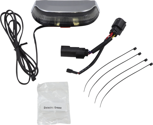CIRO 40153 Crown Taillight with Lightstrike™ Technology - Smoke Lens Chrome