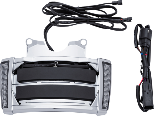 CIRO 40301 LED Lighted License Plate Frame - Chrome Smoke
