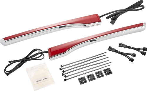CIRO 46520 Trunk Light - Red Lens Chrome Indian