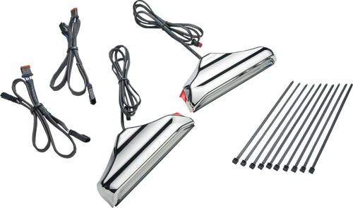 CIRO 40120 Fork Nav Lights - Chrome '14-'25 Harley-Davidson®
