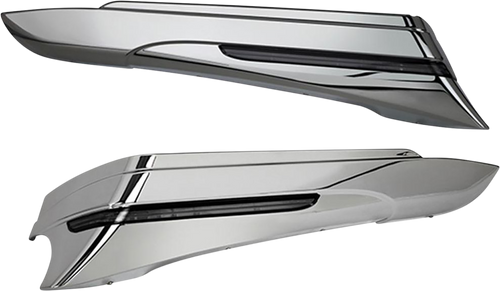 CIRO 40110 Saddlebag Extensions - Chrome FLT/FLH '14-'24