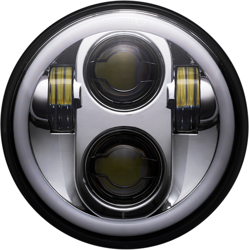 CUSTOM DYNAMICS CD-575-H-C Headlight - Chrome