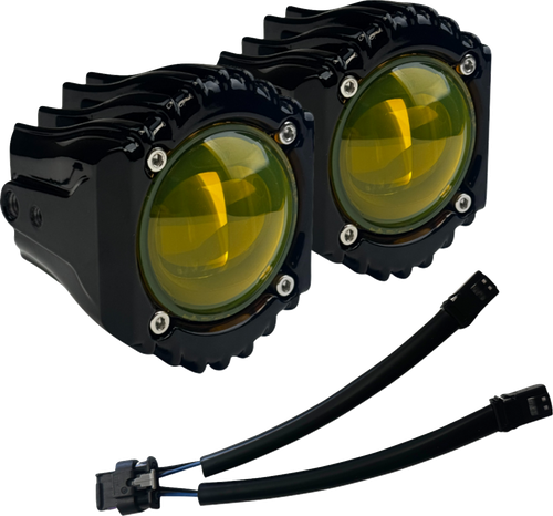 CUSTOM DYNAMICS SD-FOG-5Y Fog Light - Selective Yellow - Harley-Davidson® - Selective Yellow Harley-Davidson®