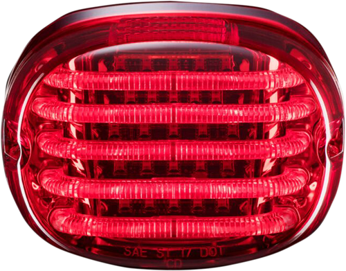 CUSTOM DYNAMICS PB-TL-SB-R Taillight - without License Plate Illumination Window - Red - without License Plate Illumination Window Red