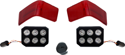 CUSTOM DYNAMICS CD-TP-13-R LED Light - Tour-Pak - Red - Tour-Pak Red