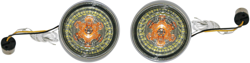 CUSTOM DYNAMICS PB-BB-AW-1156CS Bullet Turn Signal - 1156 - Chrome - Smoke Lens - 1156 Chrome Smoke Lens