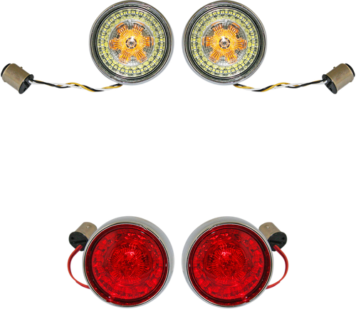 CUSTOM DYNAMICS PB-BCM-BB-C Full Bullet Turn Signal Conversion Kit - Chrome