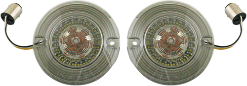 CUSTOM DYNAMICS PB-AW-1157-T Front Turn Signal - White/Amber LEDs