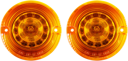 CUSTOM DYNAMICS PB-A-1157-T Flat Signal Insert - 1157 - Amber - 1157 Amber