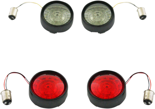 CUSTOM DYNAMICS PB-BCM2-BB-B Full Bullet Turn Signal Conversion Kit - Black