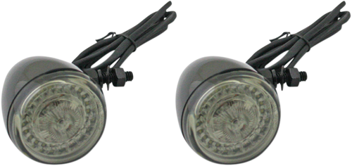 CUSTOM DYNAMICS PB-UNV-FTS-AW-B ProBEAM® Turn Signals - Gloss Black/Smoke Lens - Universal - Gloss Black/Smoke Lens Universal