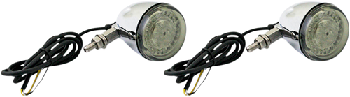 CUSTOM DYNAMICS PB-UNV-FTS-AW-C ProBEAM® Turn Signals - Chrome/Smoke Lens - Universal - Chrome/Smoke Lens Universal