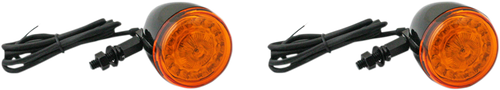 CUSTOM DYNAMICS PB-UNV-TS-A-B ProBEAM® Turn Signals - Gloss Black/Amber - Universal - Gloss Black/Amber Universal