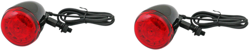 CUSTOM DYNAMICS PB-UNV-RTS-RR-B ProBEAM® Universal Turn Signals - Gloss Black/Red