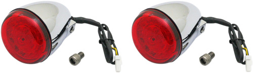 CUSTOM DYNAMICS PB-IND-RTS-R-C ProBEAM® Turn Signals - Chrome/Red