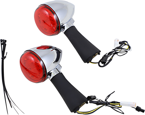 CUSTOM DYNAMICS PB-SCOUT-RR-CR ProBEAM® LED Turn Signal - Rear - Chrome - Scout - Rear Chrome Scout