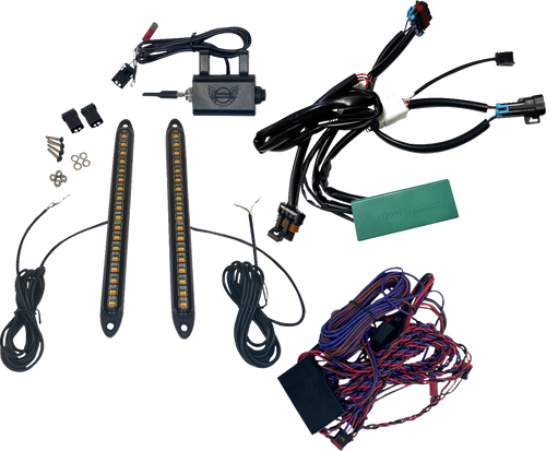 CUSTOM DYNAMICS CD-SXS-RZRPRO Turn Signal Kit - Front/Rear - RZR Pro - Front/Rear RZR Pro