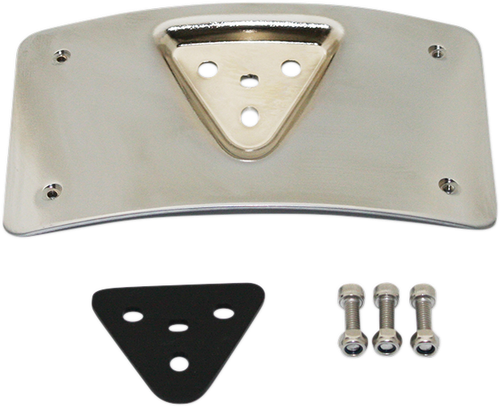 CUSTOM DYNAMICS CD-PFM-C Radius License Plate Mount - Chrome