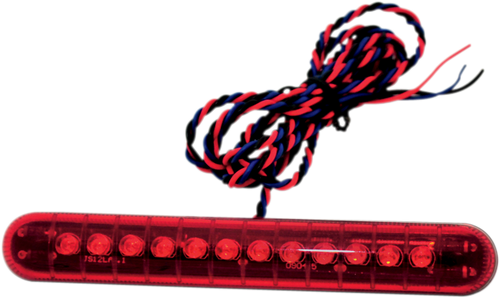 CUSTOM DYNAMICS LB03 Dual Intensity LED Light Bar - Non-Sequential with Flashing Brake - Red - Non-Sequential with Flashing Brake Red